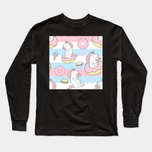 Unicorn Doughnut Dream Long Sleeve T-Shirt